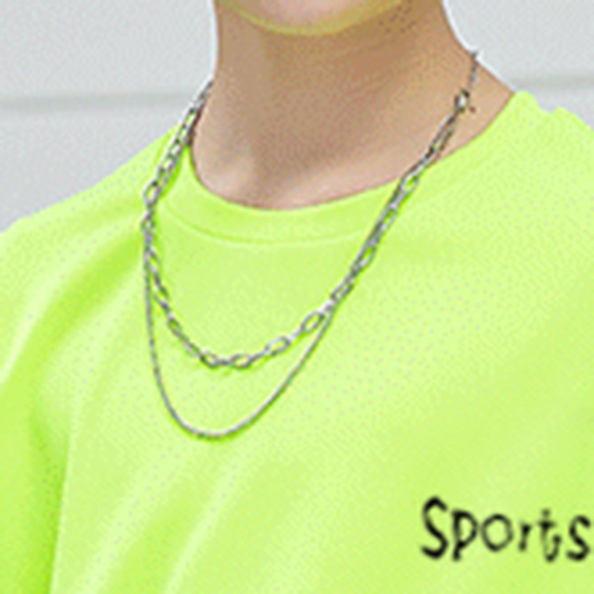 Boys Neon Green Solid Summer T-shirt with Shorts Set 2 pc. Sets