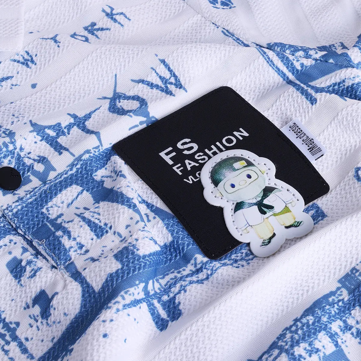 Boys White Typographic Printed Short Sleeve Polo T-Shirt With Cargo Shorts Sets Sets