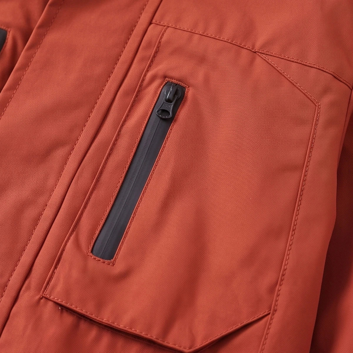 Boys Rust Long Sleeve Hooded Zip-Up Jacket Coats & Jackets