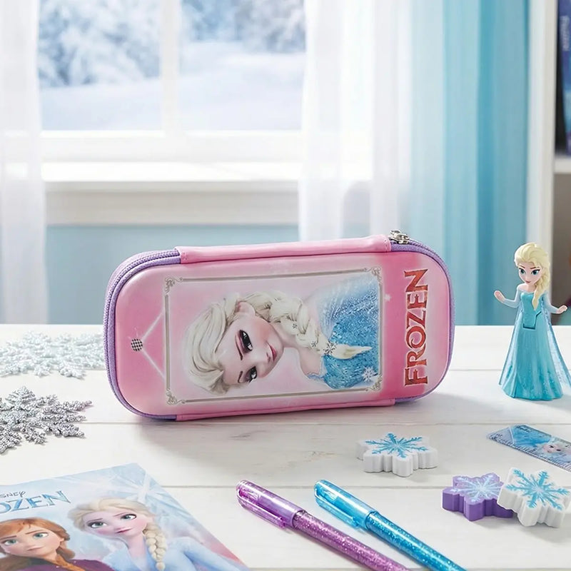 Frozen Elsa Cartoon Hard Shell Pencil Box for Girls Trending Accessories