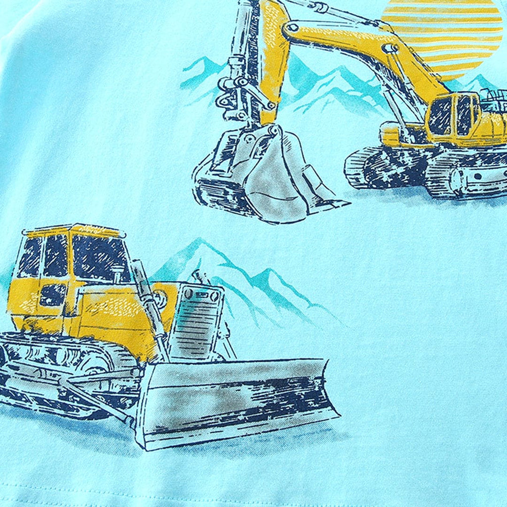 Boys Short Sleeve Graphic Print T-Shirt Tshirts   