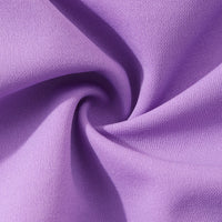 Girls Purple Rose Appliqued Puff Sleeves Fit And Flared Dress Casual Dresses