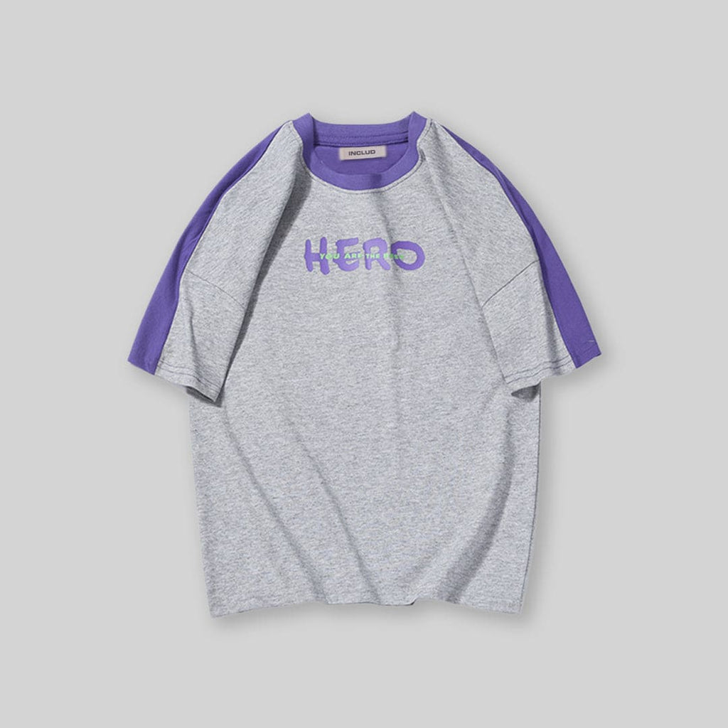 Boys Colorblocked Oversized T-Shirt Tshirts   