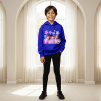 Boys Dark Blue K-Pop Star Graphics Hoodie Sweatshirts & Hoodies Dark Blue 5-6 Y