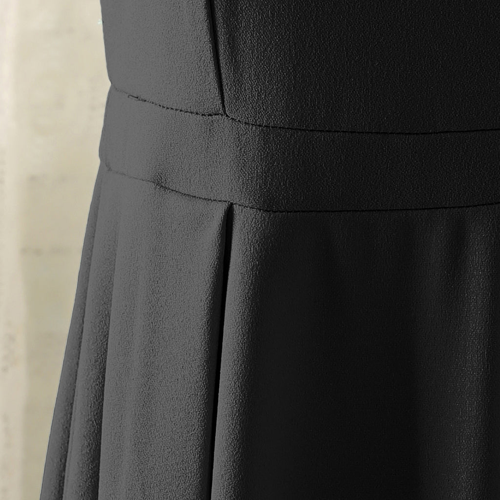 Girls Black Off Shoulder Spaghetti Strap Gown Party Dresses