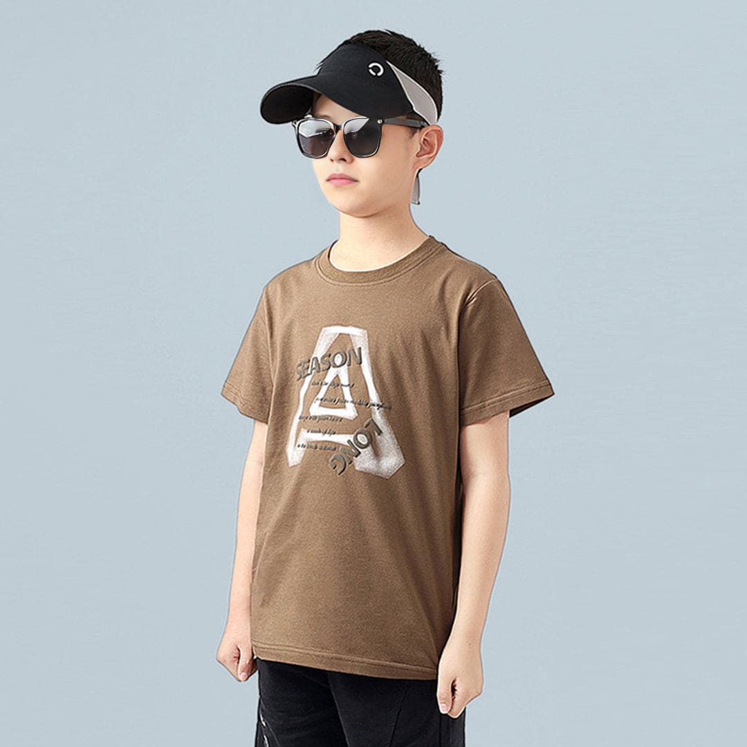 Boys Printed Shorts Sleeves T-Shirt Tshirts   