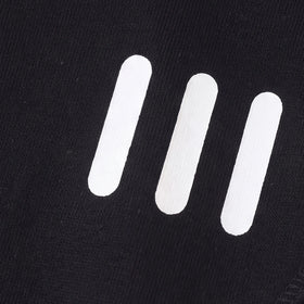 Boys Black Long-Sleeve Crewneck Sweatshirt & Elasticated Pants Sets With White Stripe 2 pc. Sets