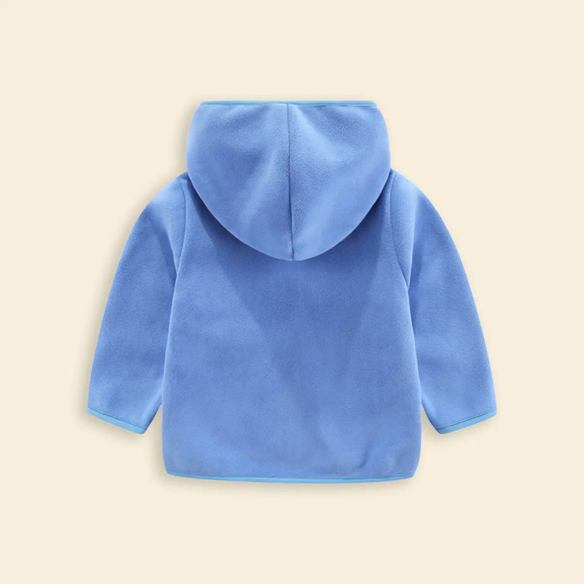 Boys Light Blue Fleece Hooded Zip-up Jacket Coats & Jackets