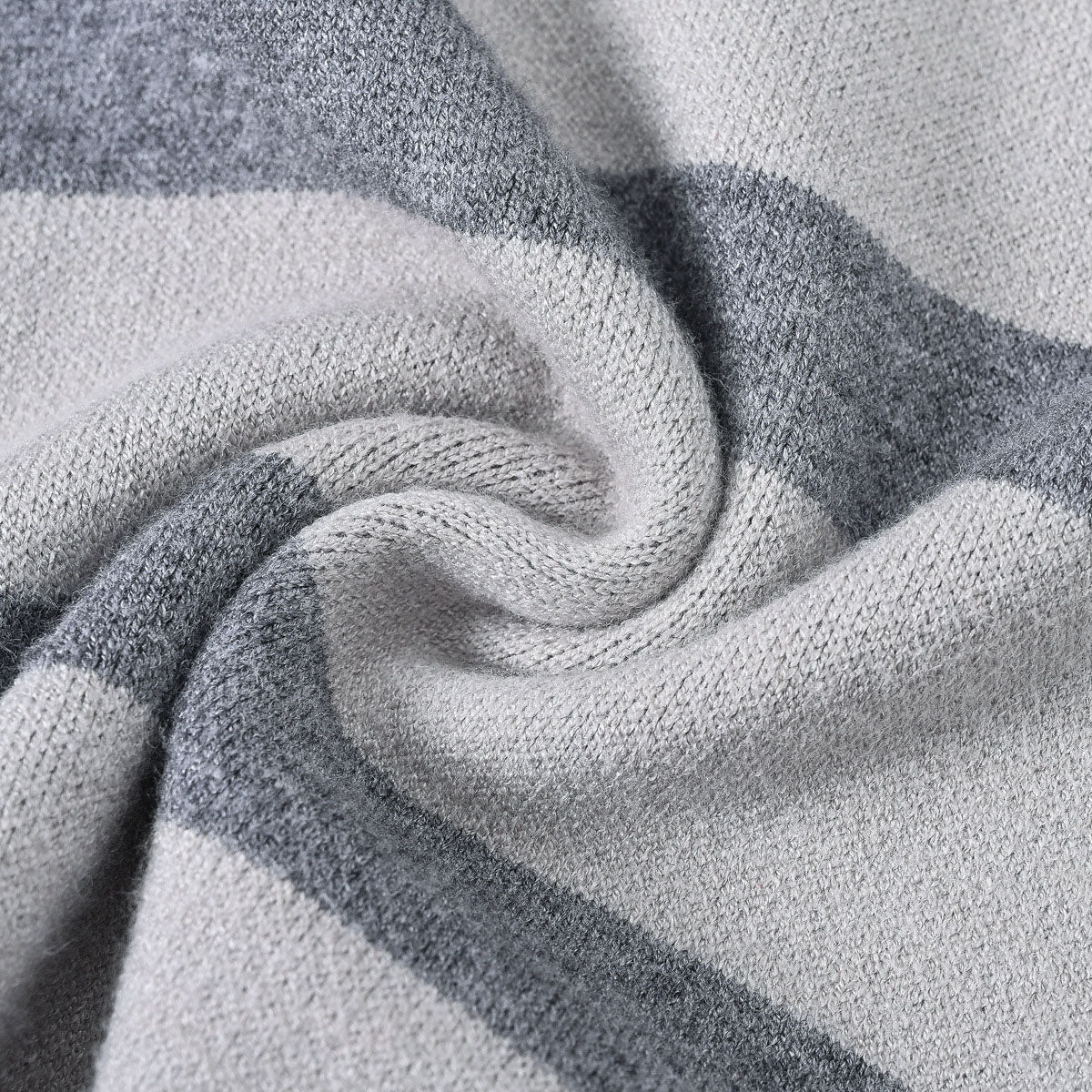 Boys Grey Stripes Pullover Winter Sweater Sweaters & Cardigans