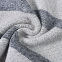 Boys Grey Stripes Pullover Winter Sweater Sweaters & Cardigans