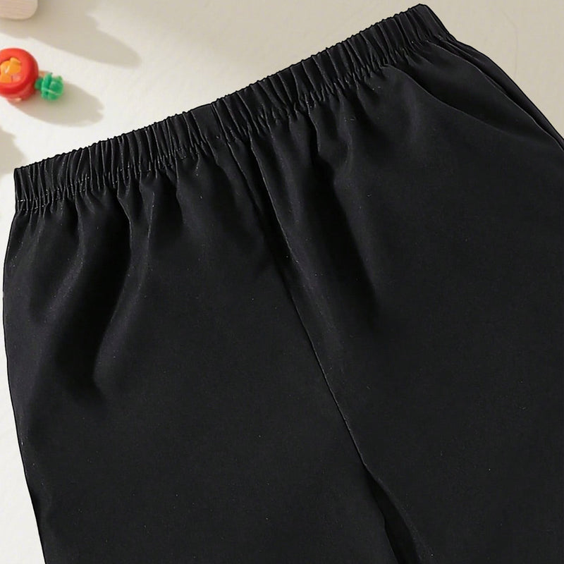 Boys Black Side Striped Track Pants Trackpants & Joggers