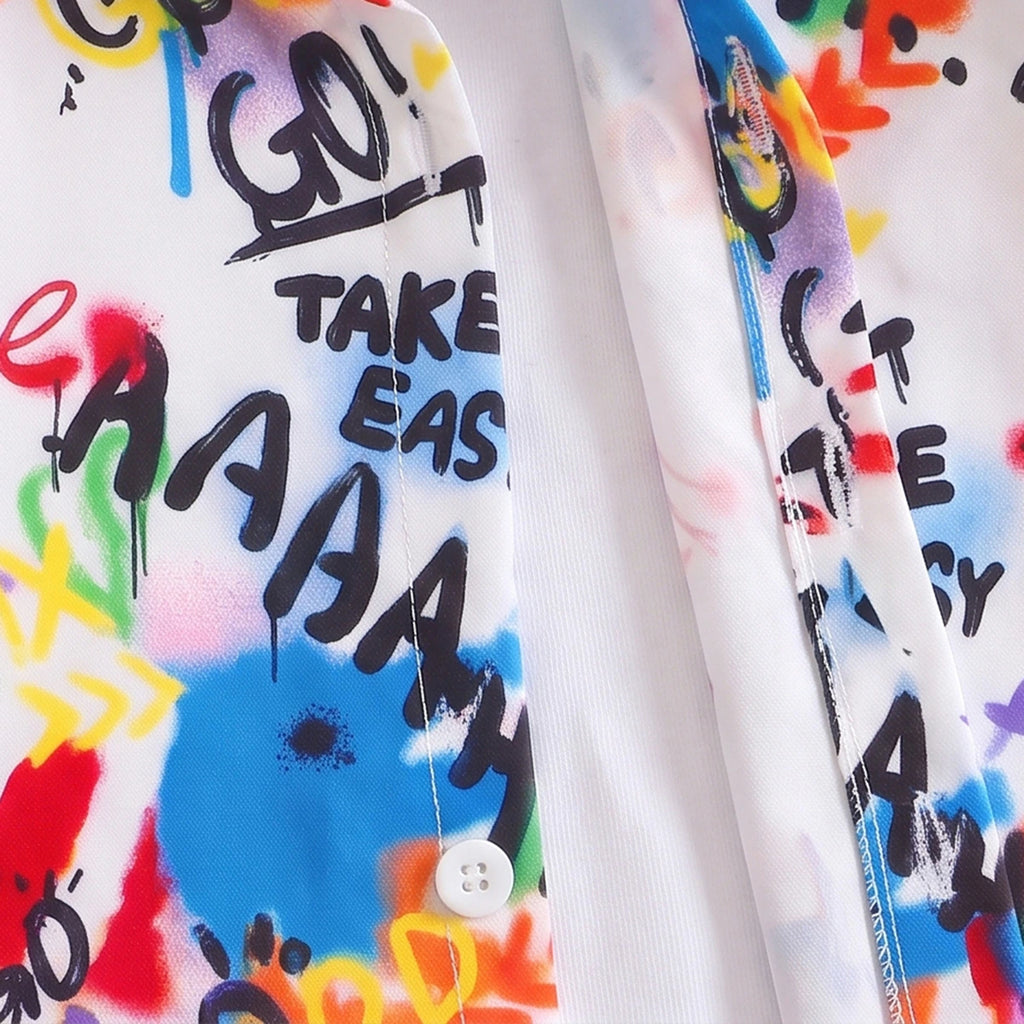 Girls Multicolor Typography Print Long Sleeve Shirt Shirts