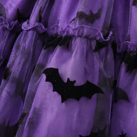 Girls Black My 1st Halloween Typography Fit & Flare Dress Casual Dresses