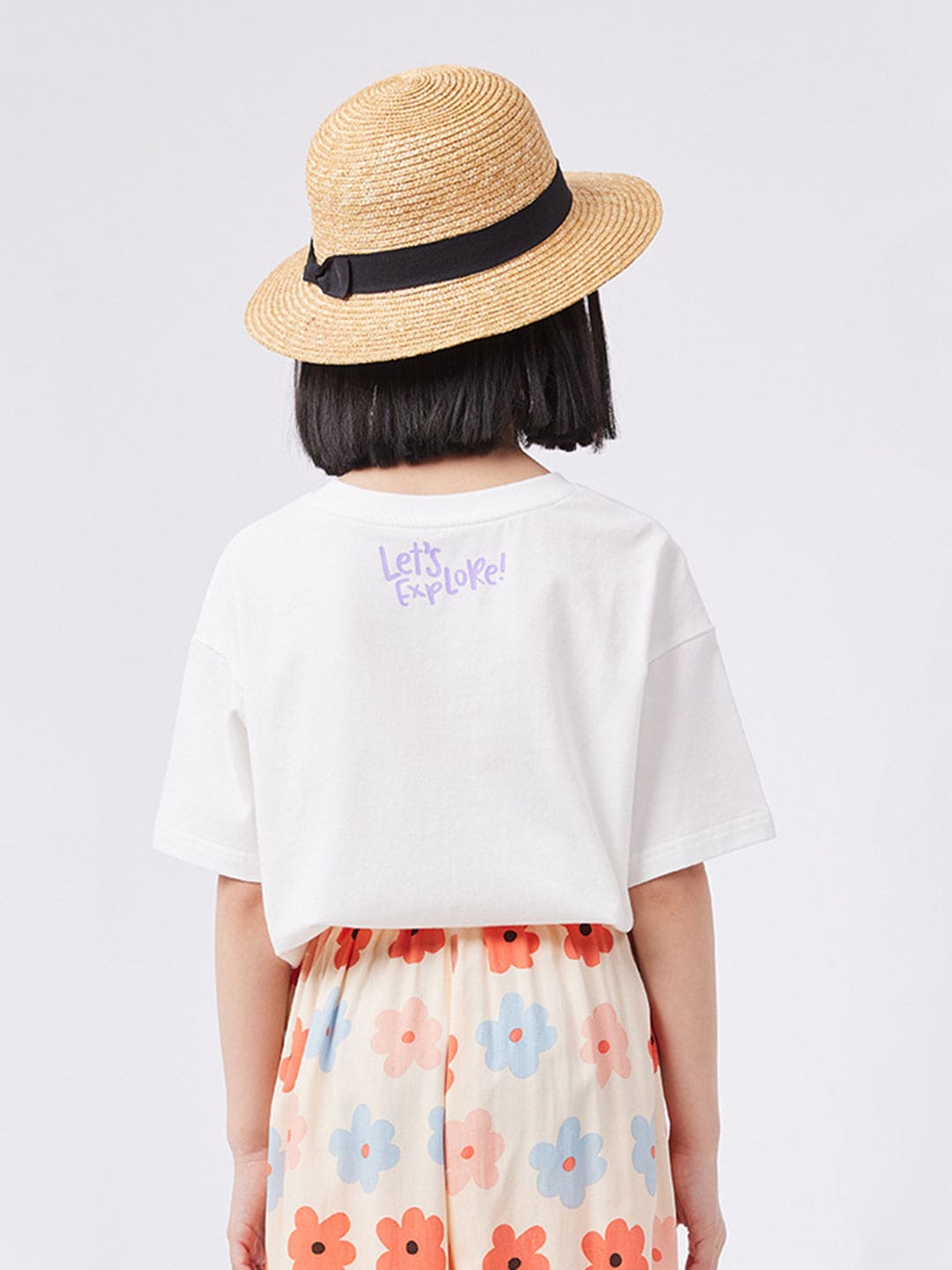 Girls Printed Oversized Casual T-shirt Tshirts   