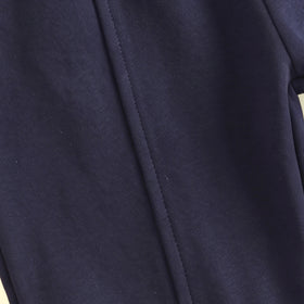 Boys Navy Blue Solid Elasticated Waist Jogger Joggers