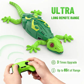 Kids Green Remote-Control Lizard Crawling Toy Trending Accessories Multicolor Onesize