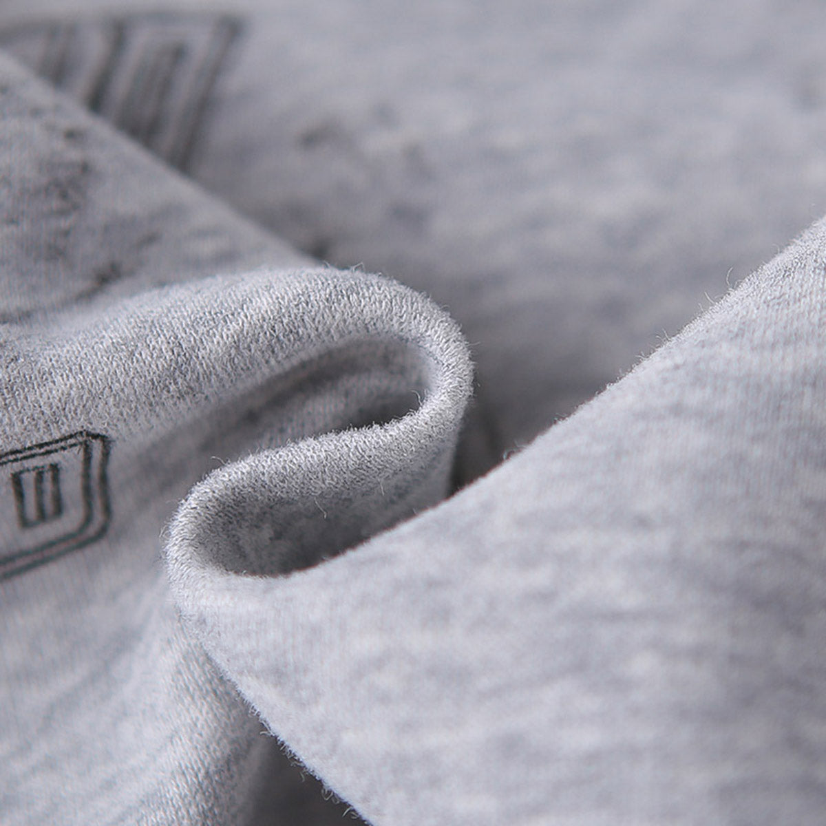 Boys Grey Typographic Sweatshirt With Denim Pants Set 2 pc. Sets
