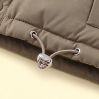 Boys Olive Green Sleeveless Puffer Jacket Coats & Jackets