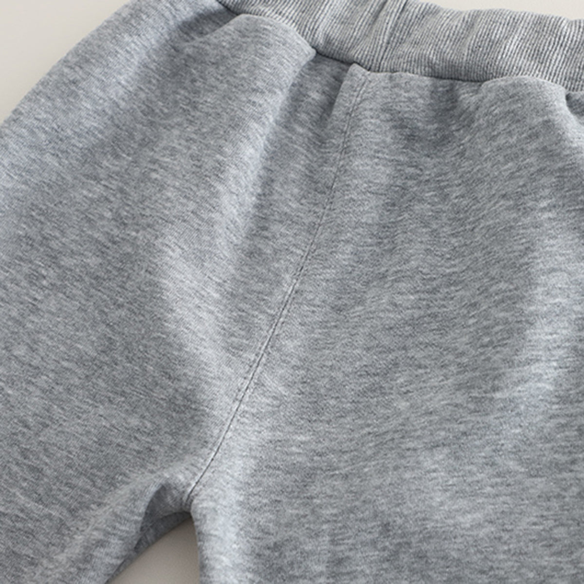 Boys Grey Cat Face Appliqued Sweatshirt With T-Shirt And Pants Set 3 pc. Sets