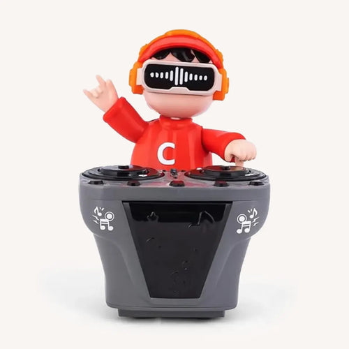 Kids Red DJ Robot Interactive Toy with LED Lights & Sensors Trending Accessories Red Onesize