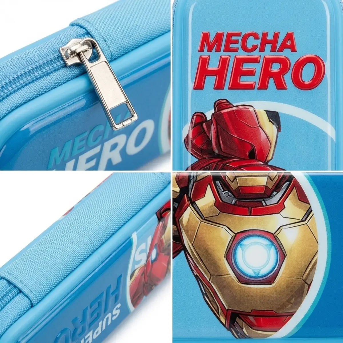 Iron Man Kids Hard Shell Pencil Case with Zipper Trending Accessories