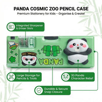 3D Squishy Panda Pop Eye Magnetic Pencil Box for Kids Trending Accessories