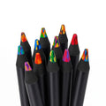 7-in-1 Rainbow Coloured Pencils Pack of 12-7 Color-in-1 Multicolour Drawing Pencils for Kids Sketching & Colouring Trending Accessories Multicolor Onesize