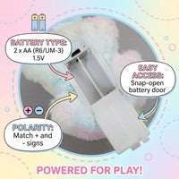 INCLUD Moving Talking Unicorn Soft Toy for Kids- Battery Operated Hopping Plush Unicorn with Sound, Cute Interactive Gift Toy Trending Accessories