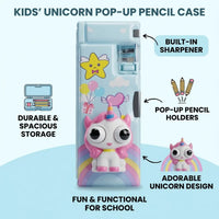 Kids Unicorn Pencil Pouch Organizer with Zipper Trending Accessories
