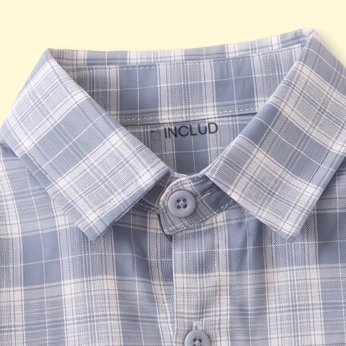 Boys Blue Checked Long Sleeve Shirt Shirts
