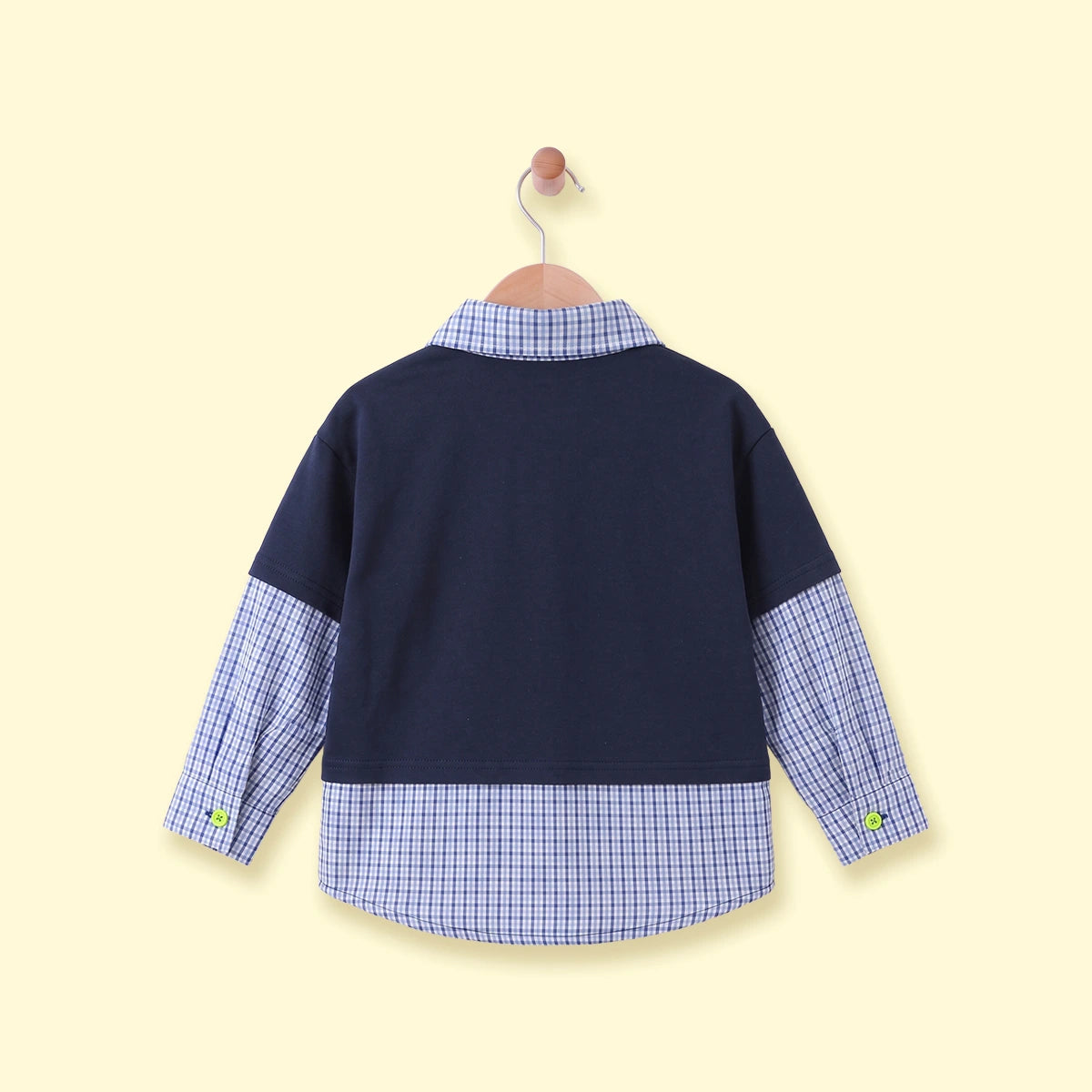 Boys Navy Blue Long Sleeve Embroidered T-Shirt Tshirts
