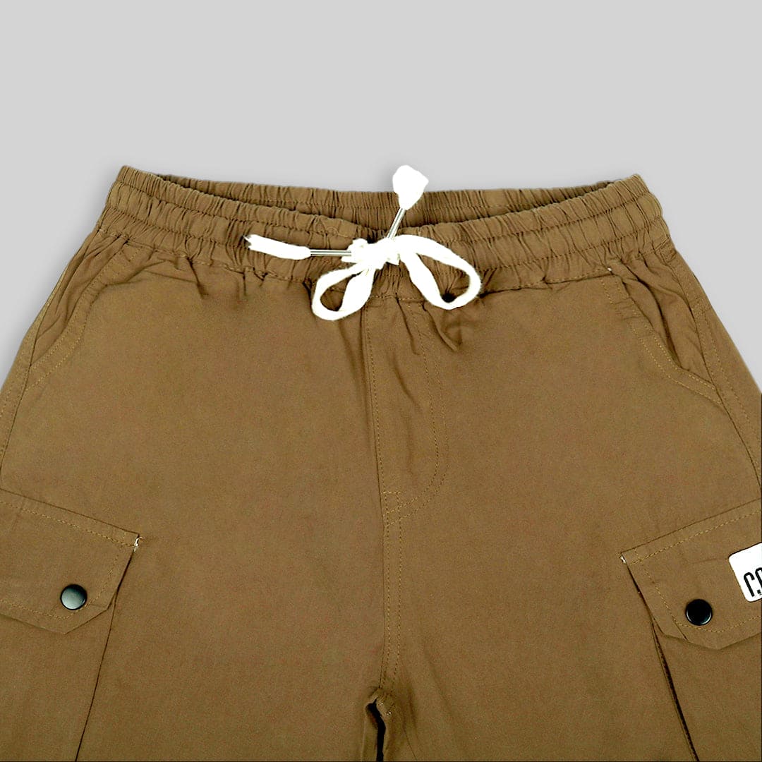 Boys Carto Pocket Poplin Bermudas Shorts   