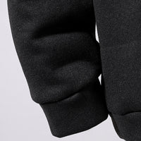 Boys Black Printed Hooded Sweatshirt with Joggers Set Sets