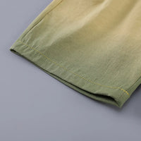Boys Khaki Short Sleeve Shirt With Printed T-shirts And Elasticated Shorts Sets 3 pc. Sets