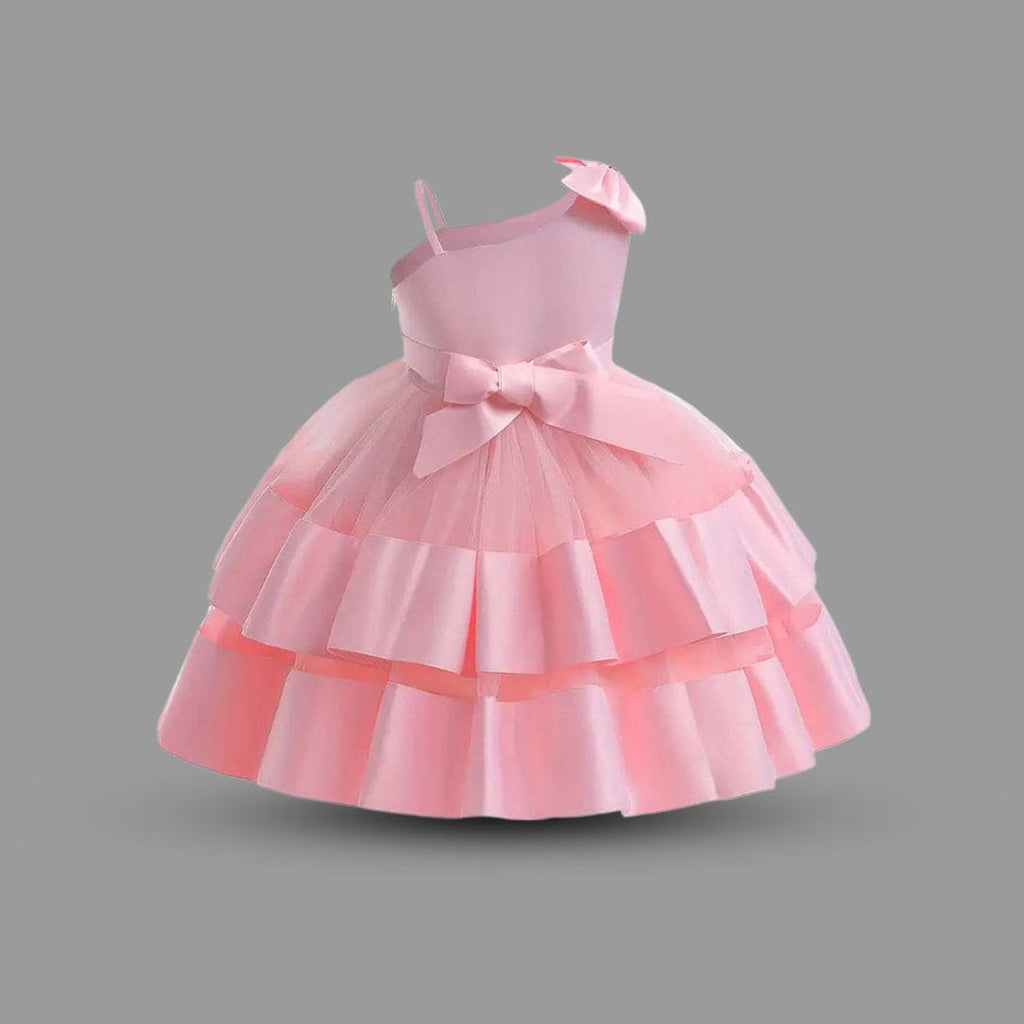Girls Sleeveless Layered Party Dress Party Dresses   