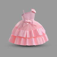 Girls Sleeveless Layered Party Dress Party Dresses   