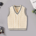 Boys Off White Self-Design Sweater Vest Sweaters & Cardigans Off White 2-3 Y