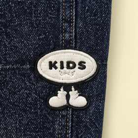 Boys Dark Blue Denim Cargo Shorts Shorts