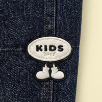 Boys Dark Blue Denim Cargo Shorts Shorts