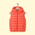 Girls Orange Sleeveless Hooded Puffer Jacket Coats & Jackets Orange 3-4 Y