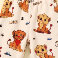 Boys Apricot Tiger Printed Sweatshirt & Joggers Co-ord Sets Sets