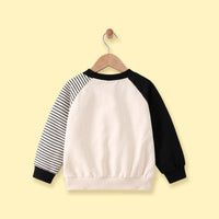 Boys Off White Colourblocked Raglan Sleeve Sweatshirt Sweatshirts & Hoodies