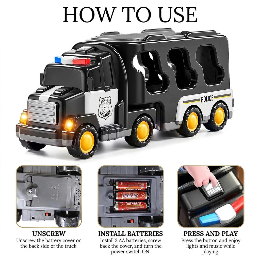 Includ Patrol Pals 5-in-1 Truck Playset Trending Accessories