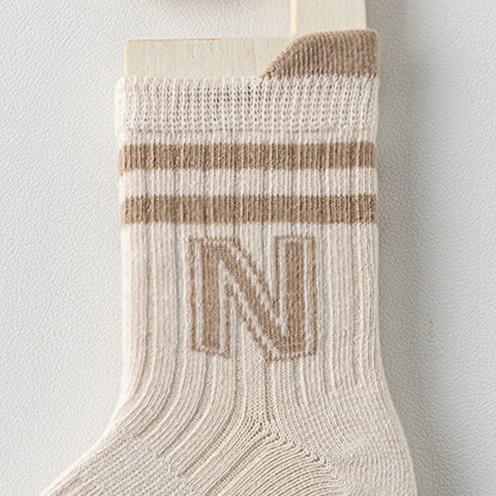 Pack of 5 Boys Multicolour Typographic Design Ankle Length Socks Socks