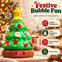 Christmas Tree Bubble Machine with Lights & Music for Kids 3 Years Plus Trending Accessories
