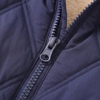 Boys Navy Blue Long Sleeve Hooded Puffer Jacket Coats & Jackets
