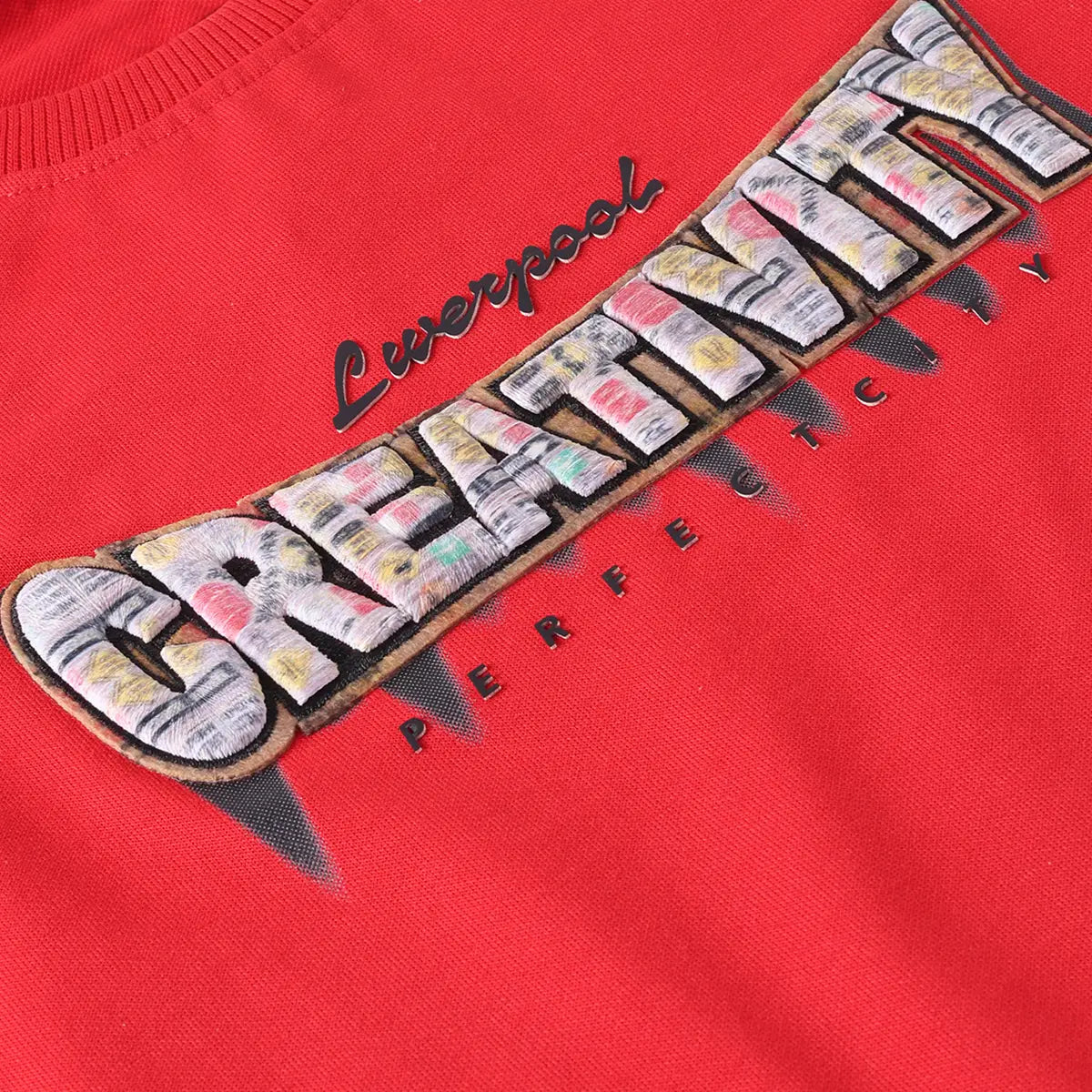 Boys Red Typographic Printed Short Sleeve T-Shirt With Drawstring Shorts Sets Sets