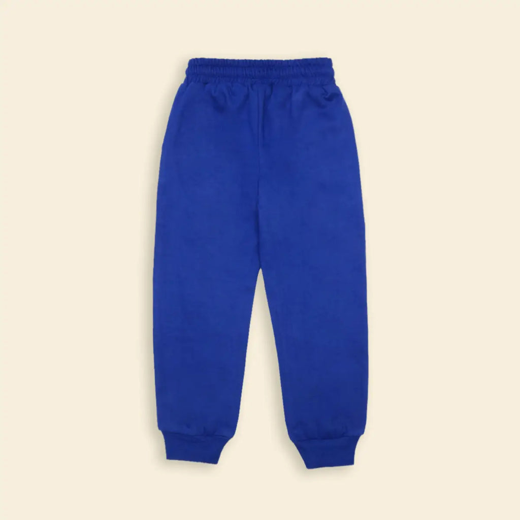 Boys Dark Blue Cross Pocket Elasticated Joggers Trackpants & Joggers