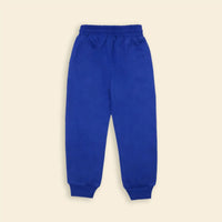 Boys Dark Blue Cross Pocket Elasticated Joggers Trackpants & Joggers
