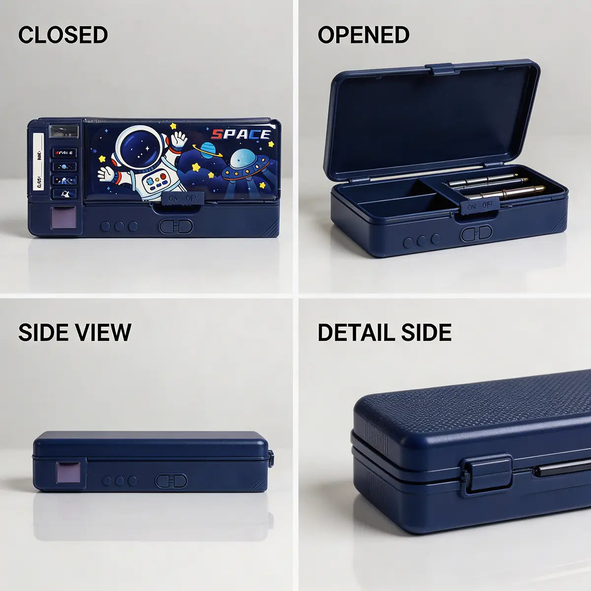 Space Theme Magnetic Pencil Box Trending Accessories